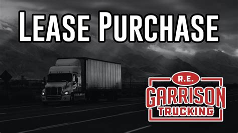 <b>Garrison</b> Trucking is Now Seeking CDL-A <b>Lease</b> <b>Purchase</b> Drivers!Lease <b>Purchase</b> Drivers AverageSee this and similar jobs on LinkedIn. . Re garrison lease purchase reviews